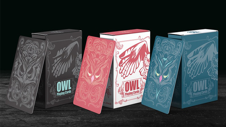 Owl (Red) Playing Cards