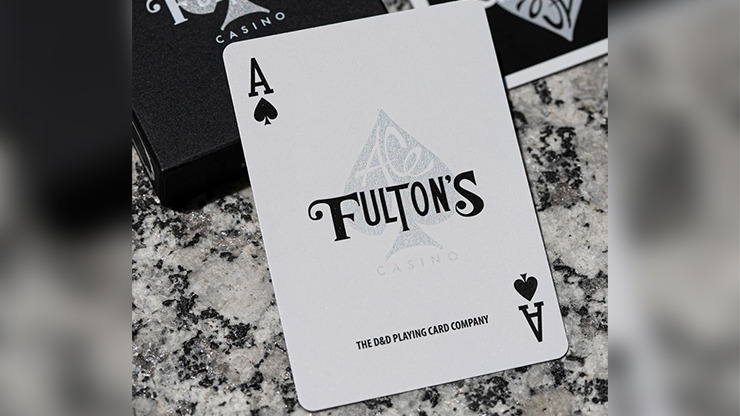 Ace Fulton's Casino (Black) Playing Cards