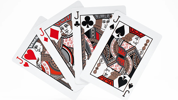 1st V4 Playing Cards (Black) by Chris Ramsay