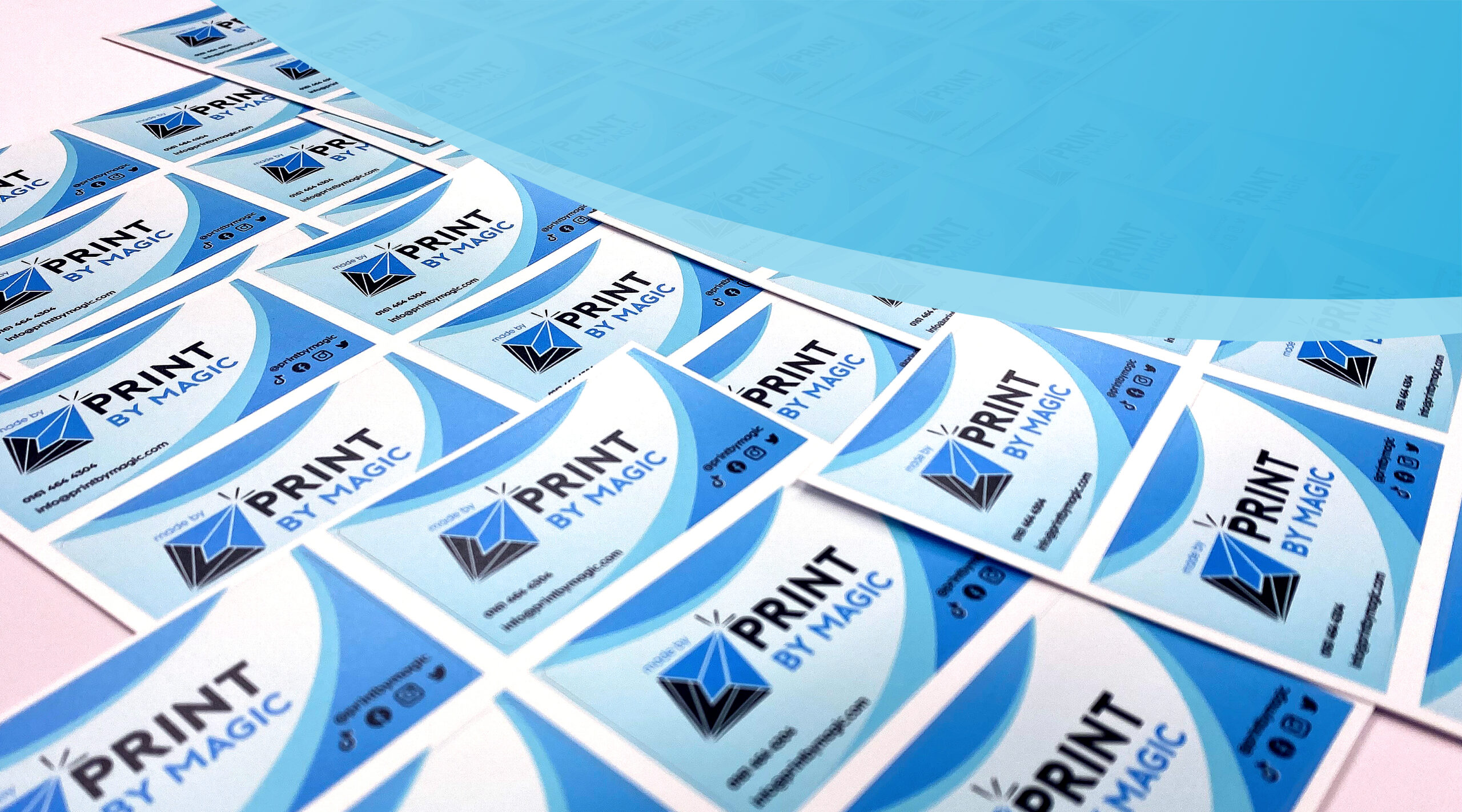 How to personalise your business with stickers with printbymagic stokcport printers manchester vinyl sticker printing