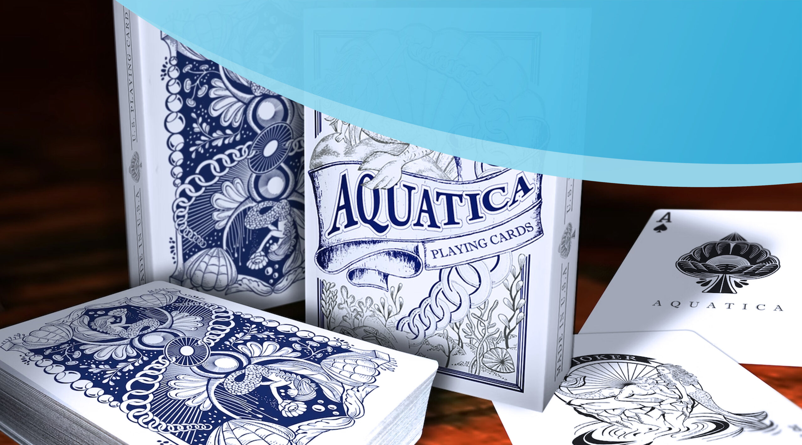 Aquatica Playing Cards Prototyping With US! Prinitng Playing Cards For Magicians Stockport Printers Manchester UK Magic Playing cards