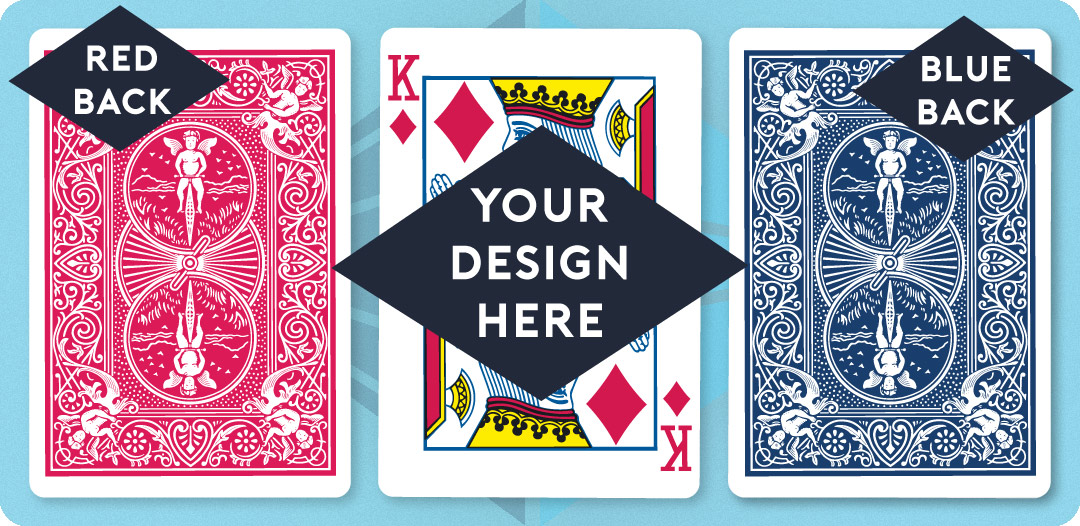 custom printed playing cards for magic games bicycle playing cards printers magicians Stockport Manchester UK