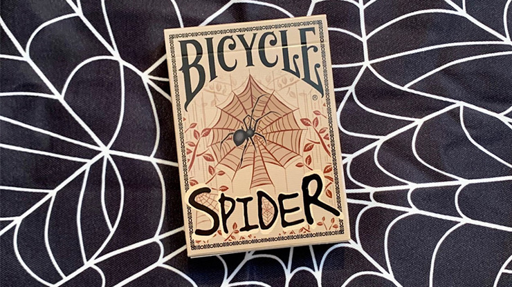 Gilded Bicycle Spider (Tan) Playing Cards