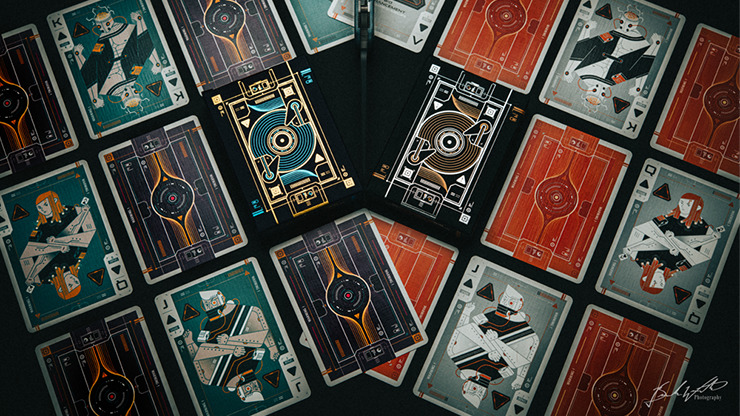 Cyberware (Neon) Playing Cards