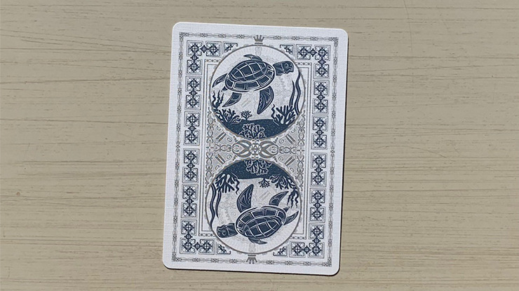 Gilded Bicycle Turtle (Sea) Playing Cards