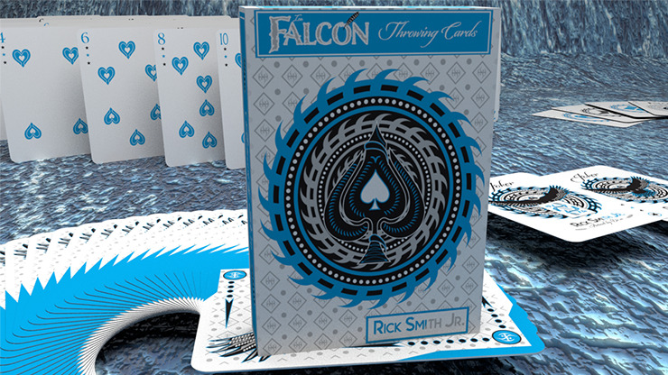 Ice Falcon Throwing Cards by Rick Smith Jr. and De'vo