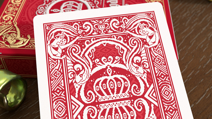Pixel Kingdom (Red Edition) Playing Cards