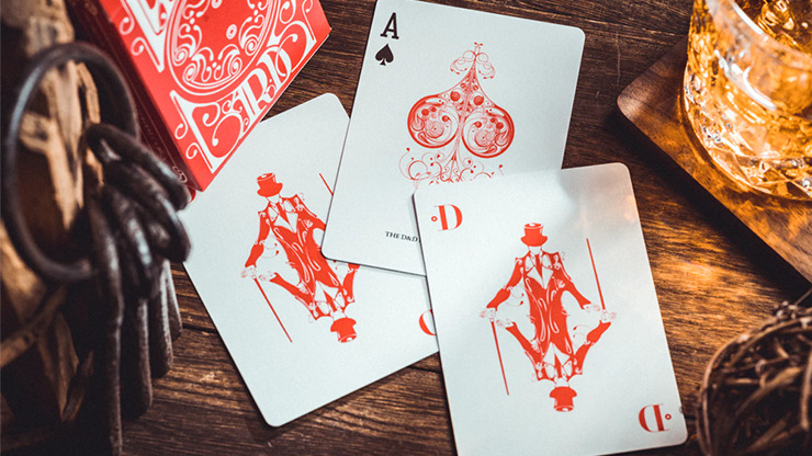 Smoke & Mirrors V8, Red (Deluxe) Edition Playing Cards by Dan & Dave
