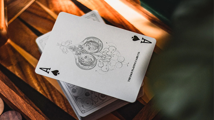 Smoke & Mirrors V8, Silver (Deluxe) Edition Playing Cards by Dan & Dave
