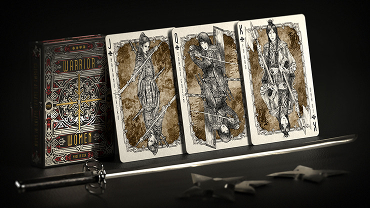 Warrior Women (Gilded) Playing Cards by Headless Kings