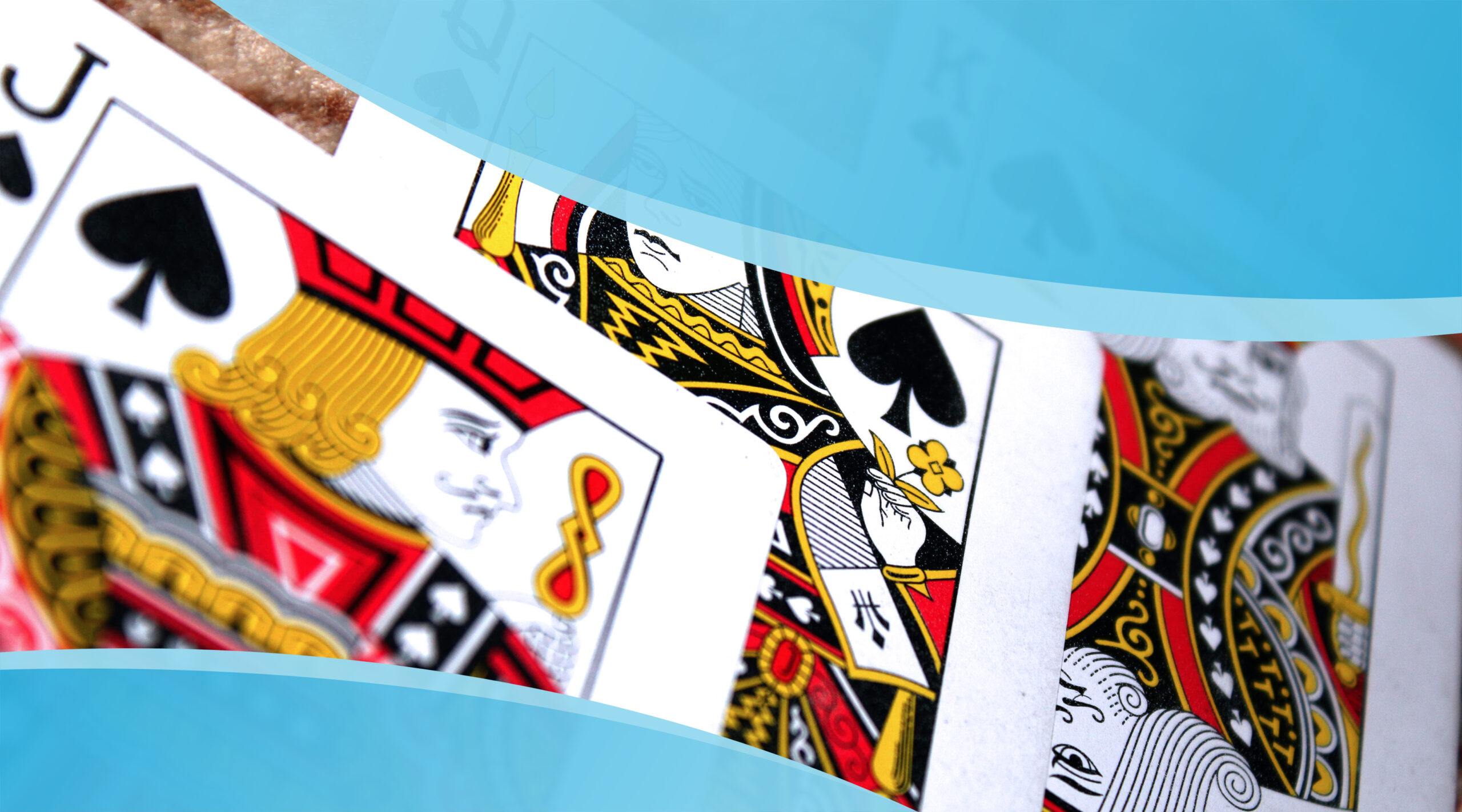 Header image for the blog post 'The Magic of Printing Custom Playing Cards' featuring a deck of custom-designed playing cards with intricate artwork and captivating visual elements