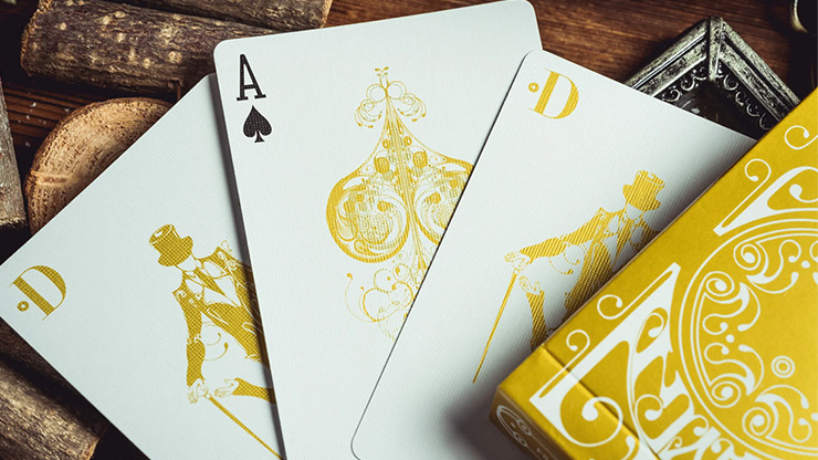 Smoke & Mirrors V9, Gold (Standard) Edition Playing Cards by Dan & Dave