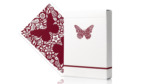 Butterfly Worker Marked Playing Cards (Red) by Ondrej Psenicka