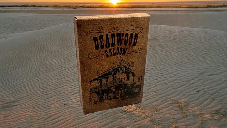 Deadwood (Red) Playing Cards by Matthew Wright and Mark Bennett