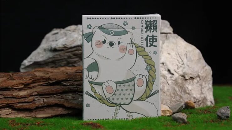 Samurai Otter Playing Cards – MIZU Edition (Standard blue) Playing Cards