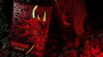 Draconian Crimson Playing Cards by Midnight Cards