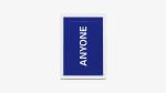 Cap Logo (Navy) ANYONE Playing Cards